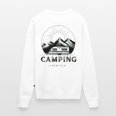 Camping Lifestyle - Herren Camping Sweatshirt - Weiß