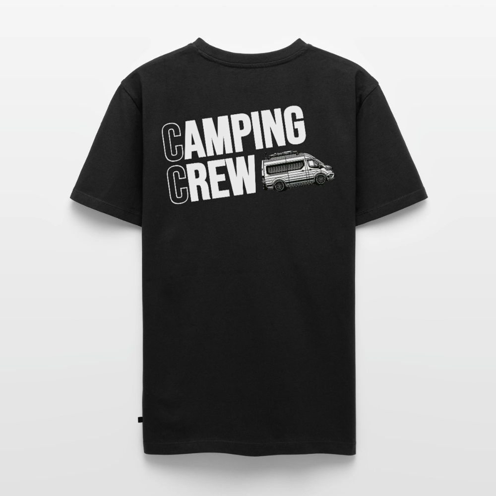 Vanlife Camping Crew - Herren Camping T-Shirt - Rückendruck - Schwarz