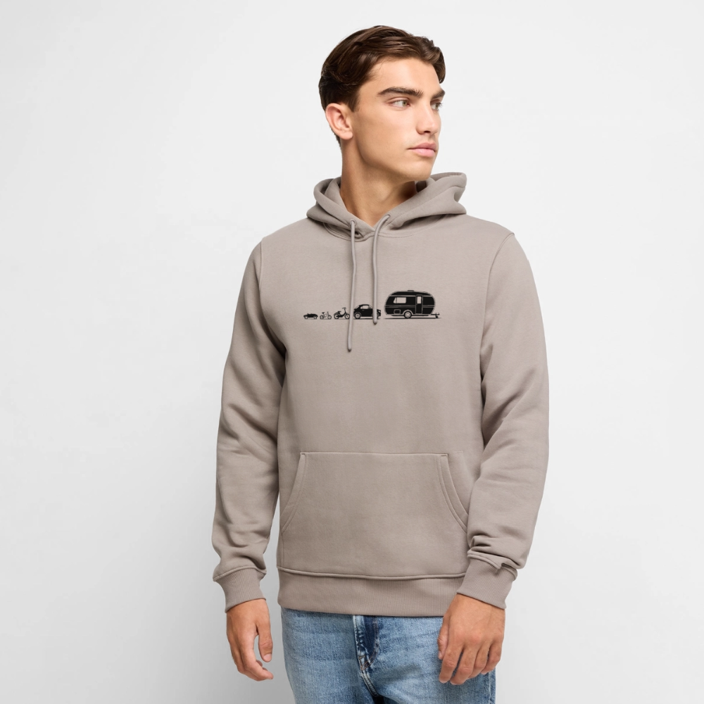 Evolution Wohnwagen - Herren Camping Hoodie - Taupe