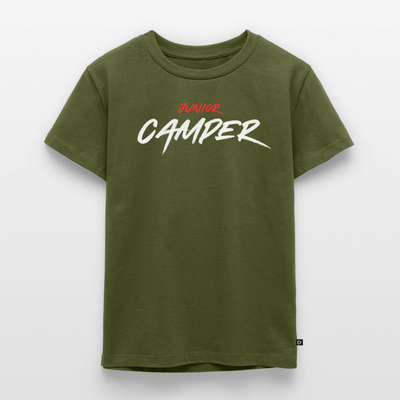 Junior Camper - Kinder Camping T-Shirt - Khaki