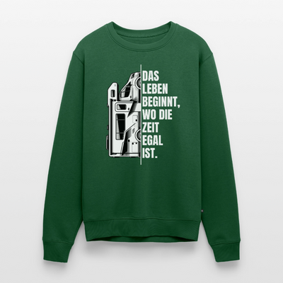 Camping ist Zeitlos - Herren Camping Sweatshirt - Vanlife - Flaschengrün