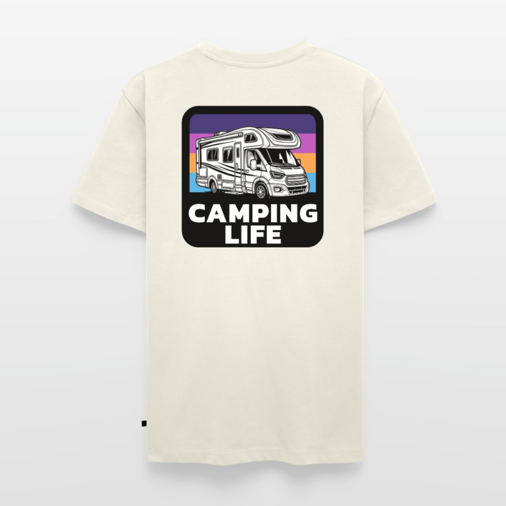 Camping Life - Herren Camping T-Shirt - Naturweiß