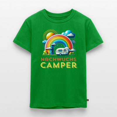 Nachwuchs Camper - Kinder Camping T-Shirt - Grün
