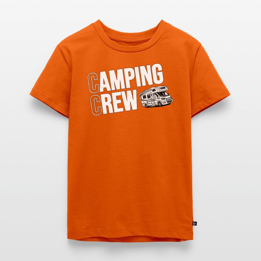 Wohnmobil Camping Crew - Kinder Camping T-Shirt - Orange 