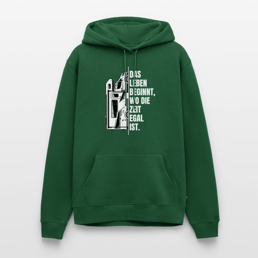 Camping ist Zeitlos - Herren Camping Hoodie - Wohnmobil - Flaschengrün