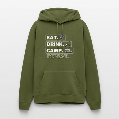 Eat Drink Camp - Herren Camping Hoodie - Vanlife - Khaki