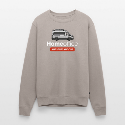 Vanlife Homeoffice - Herren Camping Sweatshirt - Taupe