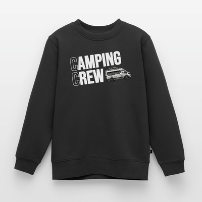 Vanlife Camping Crew - Kinder Camping Sweatshirt - Schwarz