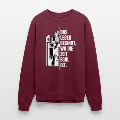 Camping ist Zeitlos - Herren Camping Sweatshirt - Vanlife - Burgunderrot