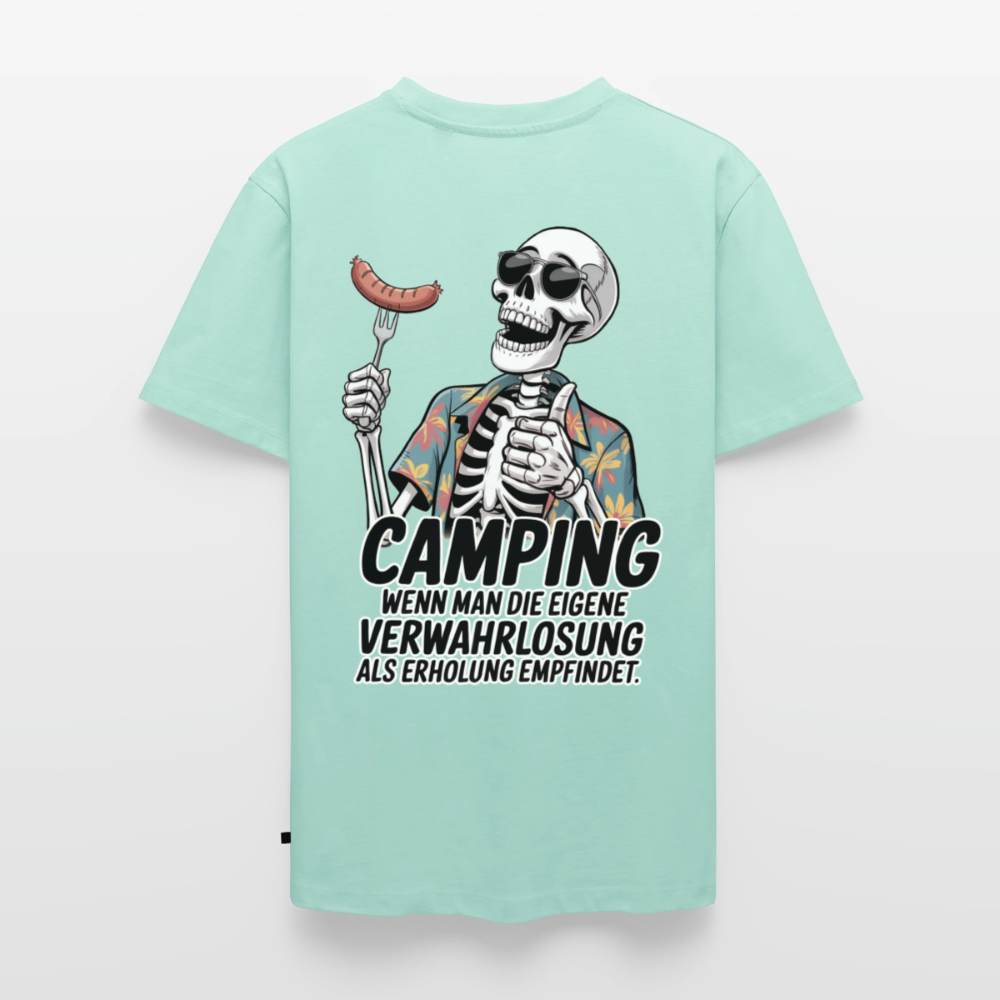 Camping Verwahrlosung - Herren Camping T-Shirt - Mint 
