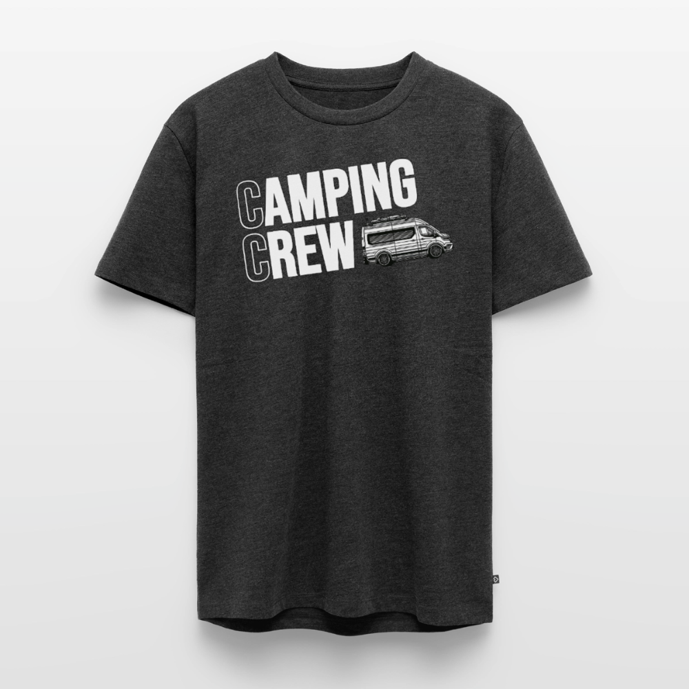 Vanlife Camping Crew - Herren Camping T-Shirt - Anthrazit meliert