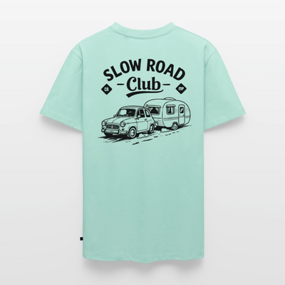 Slow Road Club - Herren Camping T-Shirt - Mint 