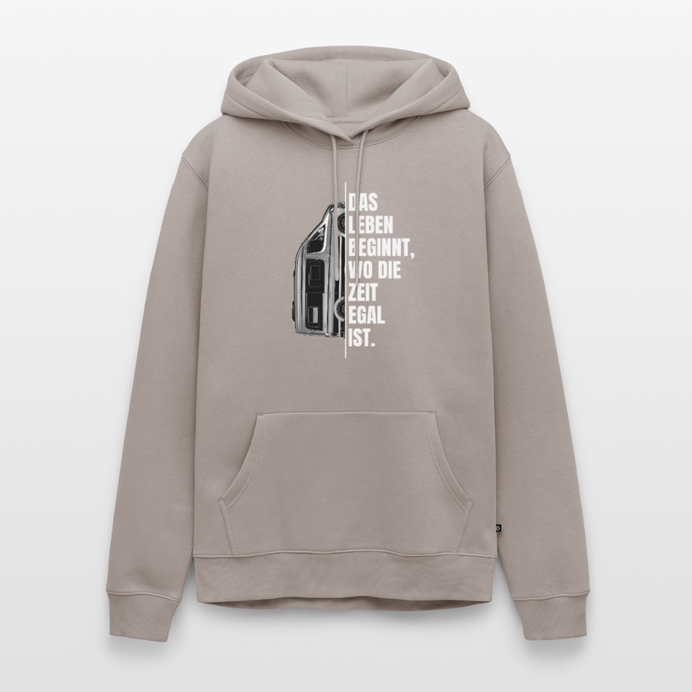 Camping ist Zeitlos - Herren Camping Hoodie - Vanlife - Taupe