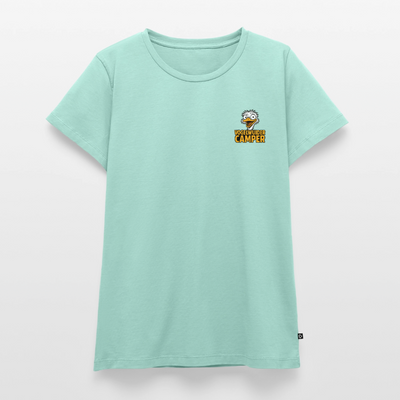 Vogelwuider Camper - Damen Camping T-Shirt - Mint 