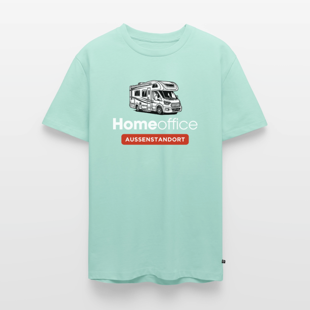 Wohnmobil Homeoffice - Herren Camping T-Shirt - Mint 