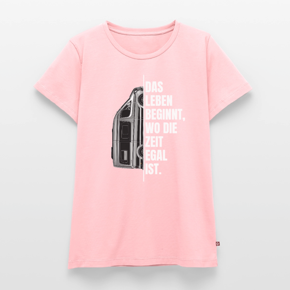 Camping ist Zeitlos - Damen Camping T-Shirt - Vanlife - Rosa