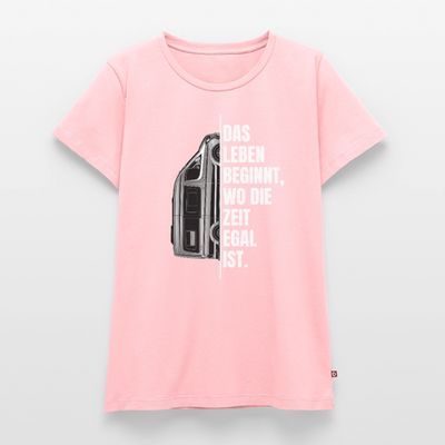 Camping ist Zeitlos - Damen Camping T-Shirt - Vanlife - Rosa