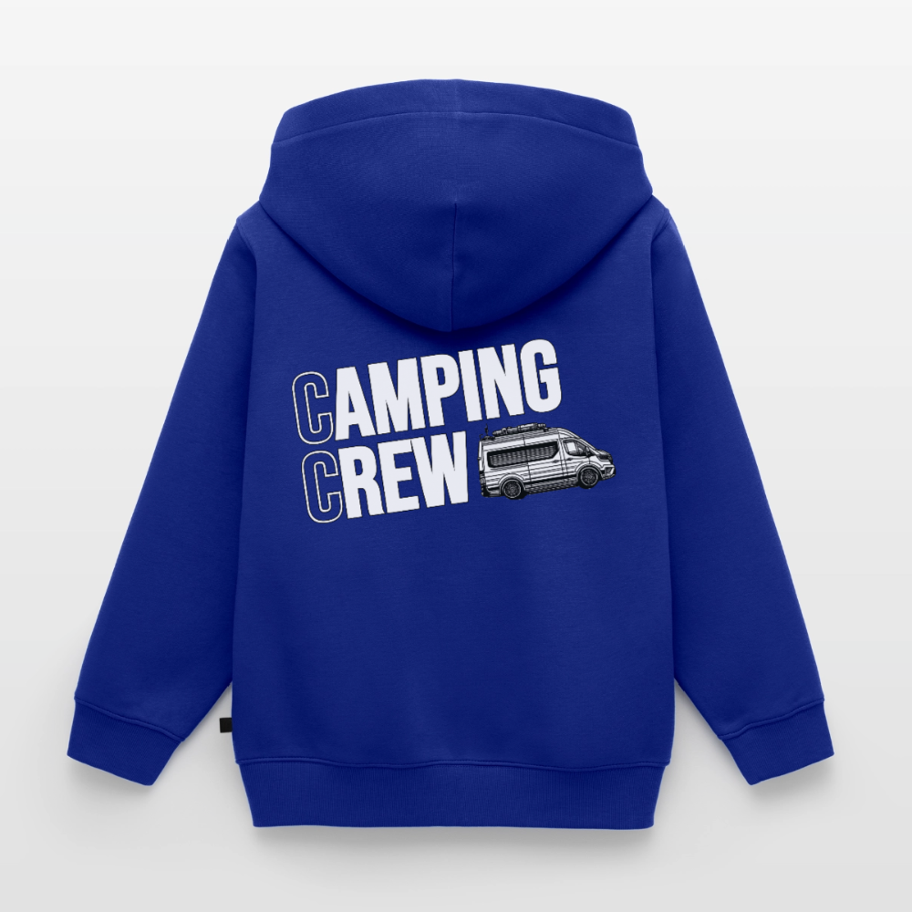 Vanlife Camping Crew - Kinder Camping Hoodie - Royalblau