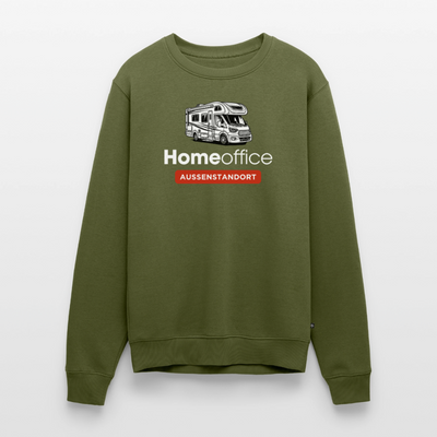 Wohnmobil Homeoffice - Herren Camping Sweatshirt - Khaki