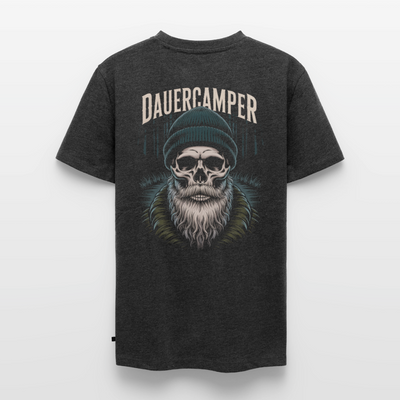Dauercamper - Herren Camping T-Shirt - Anthrazit meliert