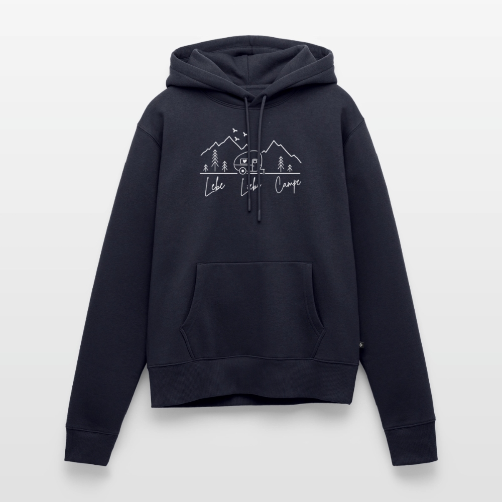 SPOD - Lebe Liebe Campe - Damen Camping Hoodie - Navy