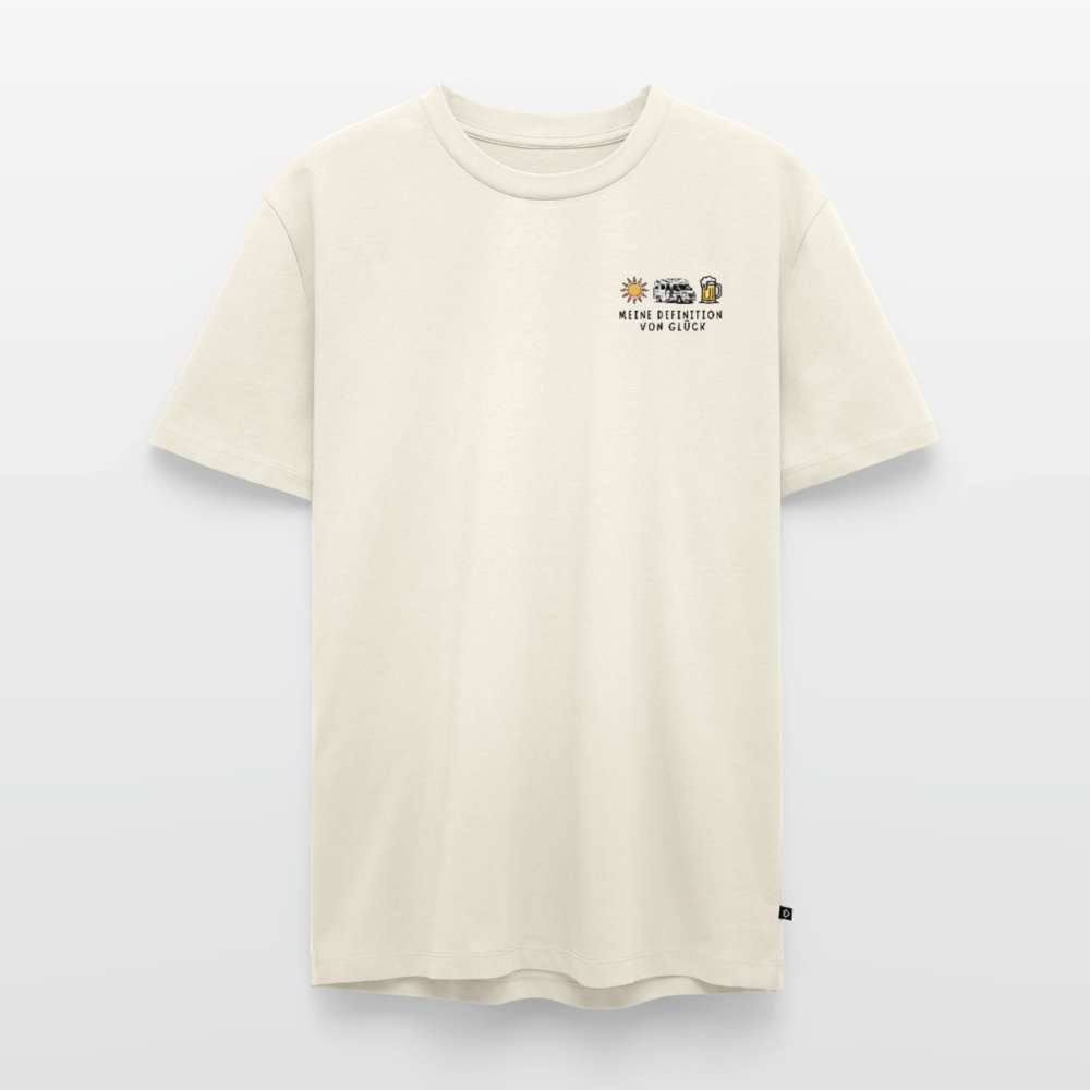 Definition von Glück - Herren Camping T-Shirt - Van