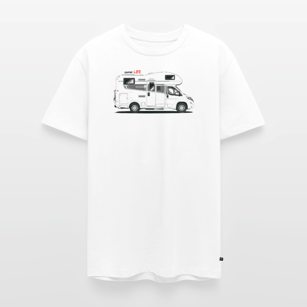 Wohnmobil Camping Life - Herren Camping T-Shirt - Weiß