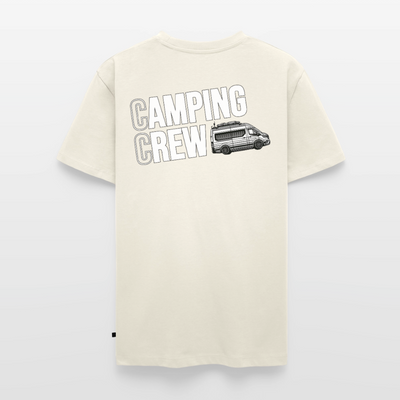 Vanlife Camping Crew - Herren Camping T-Shirt - Rückendruck - Naturweiß