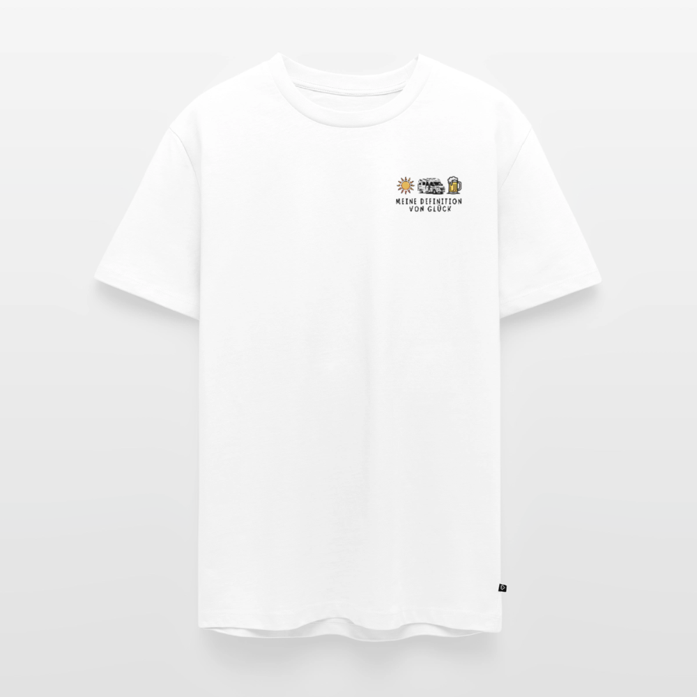Definition von Glück - Herren Camping T-Shirt - Van