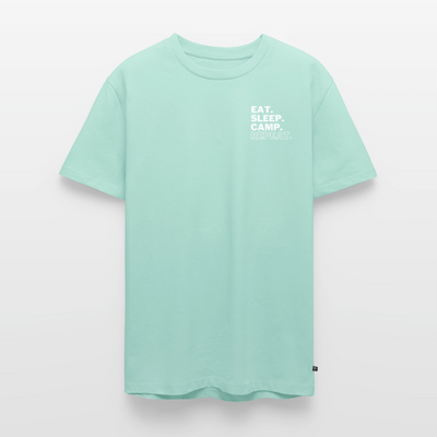 Eat Sleep Camp Repeat - Herren Camping T-Shirt - Mint