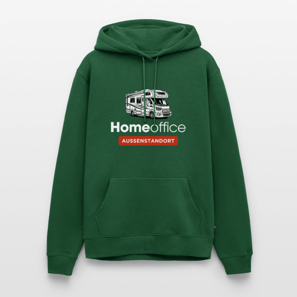 Wohnmobil Homeoffice - Herren Camping Hoodie - Flaschengrün