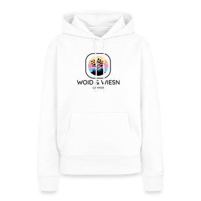 Woid & Wiesn Camper - Damen Camping Hoodie - Weiß