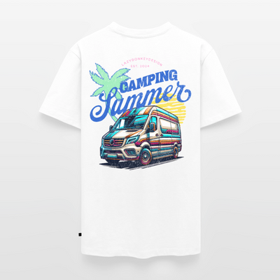 Camping Summer - Herren Camping T-Shirt - Weiß