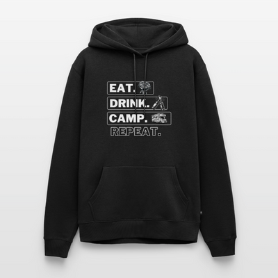 Eat Drink Camp - Herren Camping Hoodie - Wohnmobil - Schwarz