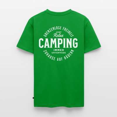 Grenzenlose Freiheit - Herren Camping T-Shirt - Grün