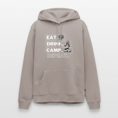 Eat Drink Camp - Herren Camping Hoodie - Bulli - Taupe