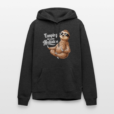 Camping ist Meditation - Herren Camping Hoodie - Anthrazit meliert
