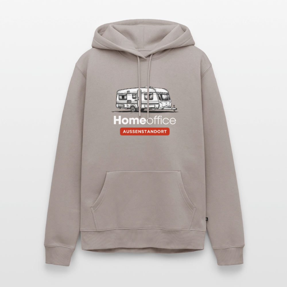 Wohnwagen Homeoffice - Herren Camping Hoodie - Taupe