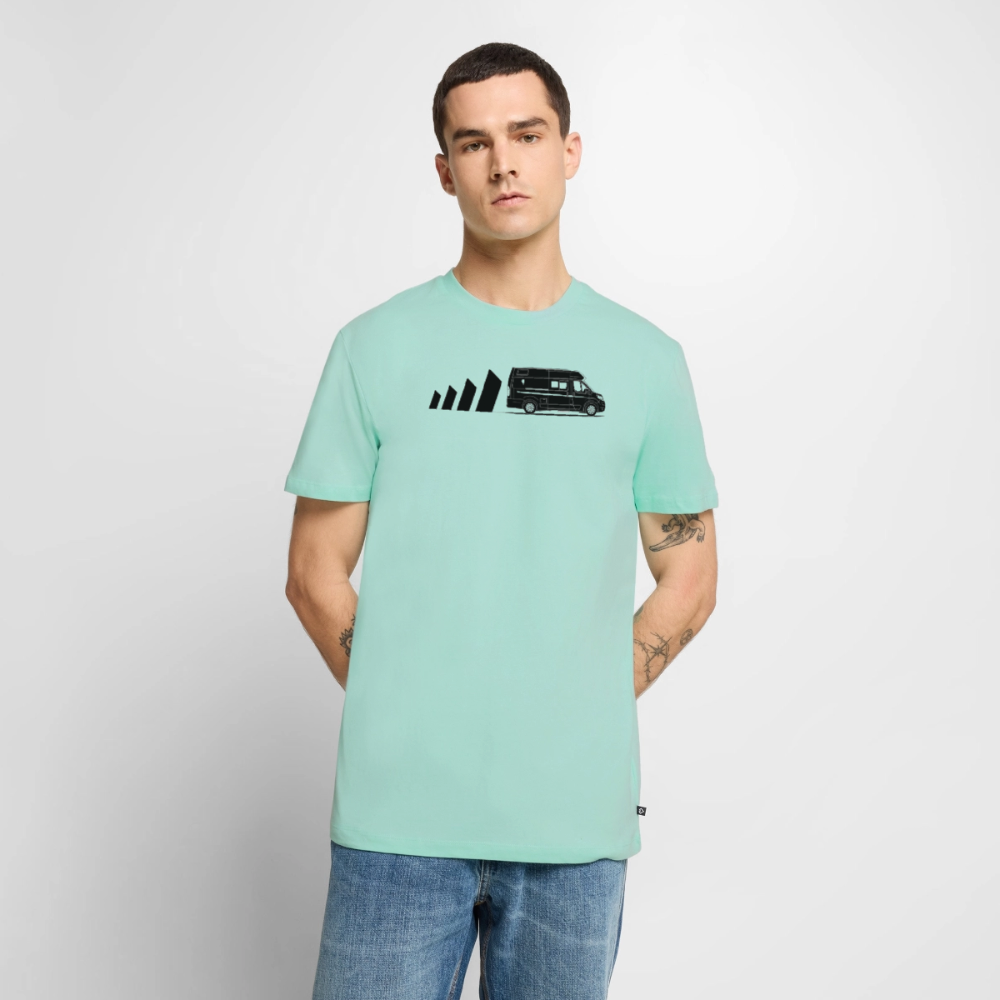 Vanlife Shapes - Herren Camping T-Shirt - Mint 