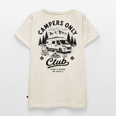 Campers Only Club - Herren Camping T-Shirt - Van - Naturweiß