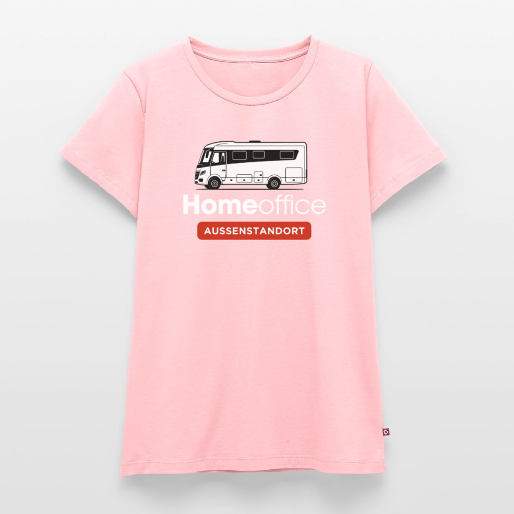 Vollintegriert Homeoffice - Damen Camping T-Shirt - Rosa