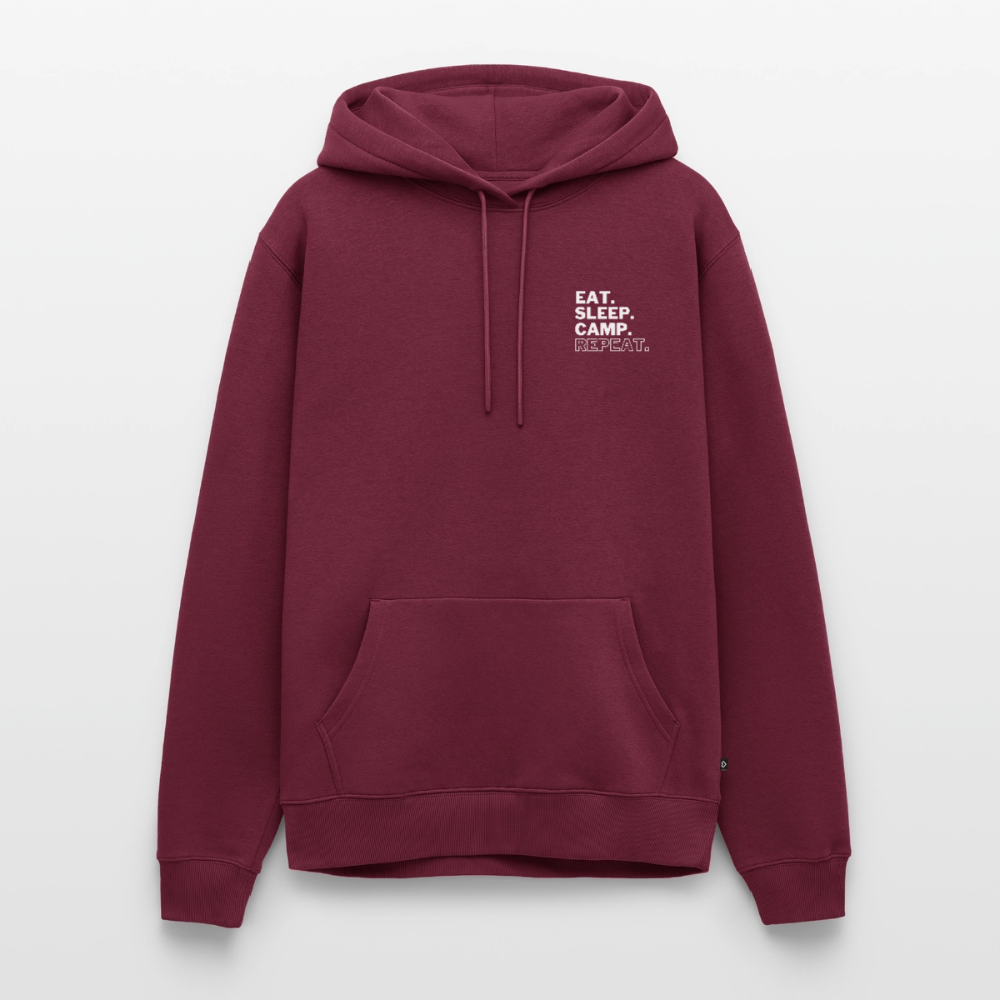 Eat Drink Camp - Herren Camping Hoodie - Burgunderrot