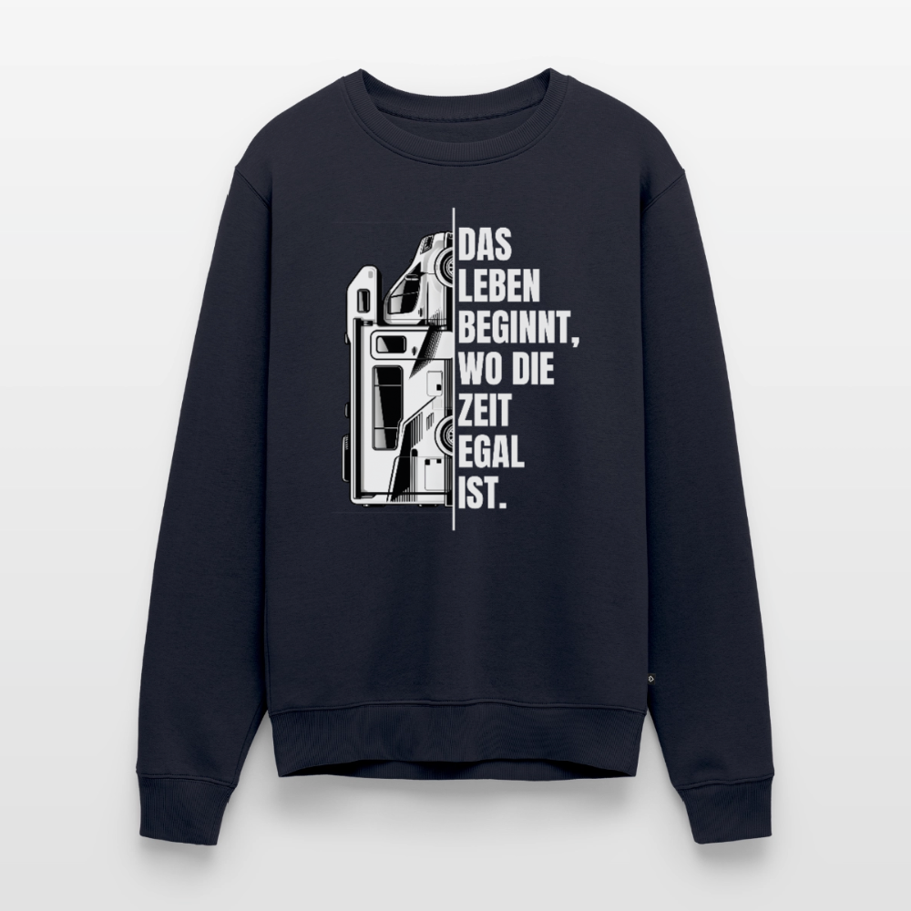 Camping ist Zeitlos - Herren Camping Sweatshirt - Vanlife - Navy