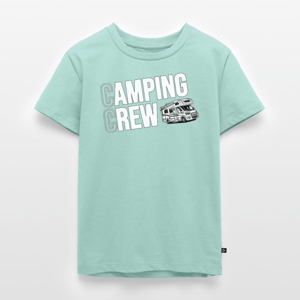 Wohnmobil Camping Crew - Kinder Camping T-Shirt - Mint 