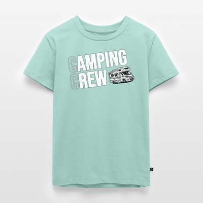 Wohnmobil Camping Crew - Kinder Camping T-Shirt - Mint 