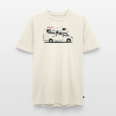 Wohnmobil Camping Life - Herren Camping T-Shirt - Naturweiß