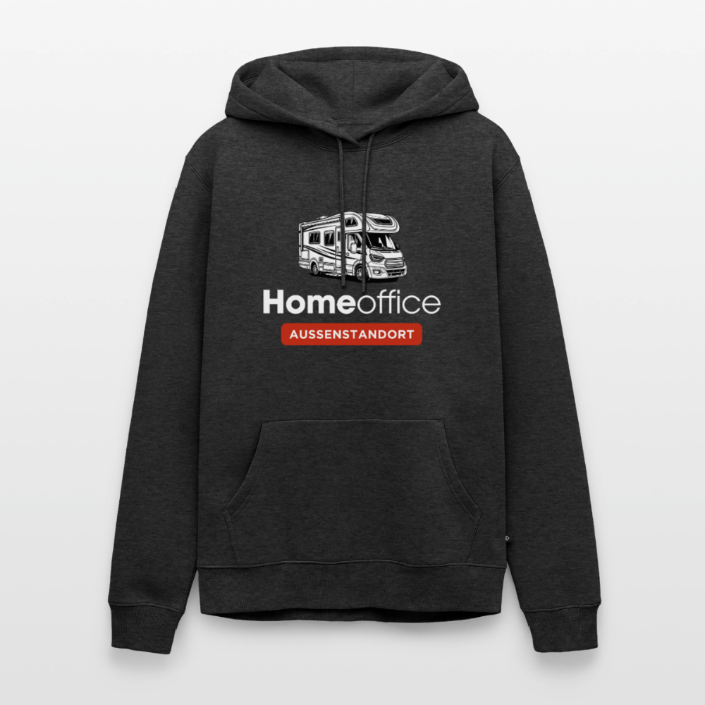 Wohnmobil Homeoffice - Herren Camping Hoodie - Anthrazit meliert