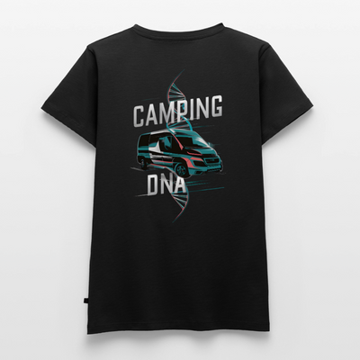 Vanlife DNA - Damen Camping T-Shirt - Schwarz