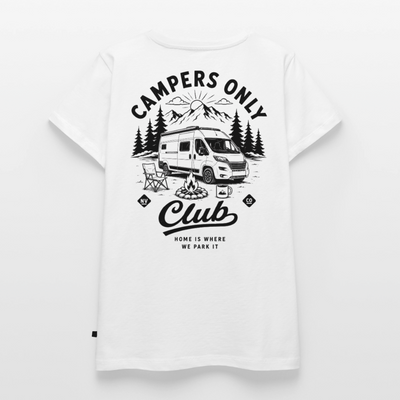 Campers Only Club - Herren Camping T-Shirt - Van - Weiß
