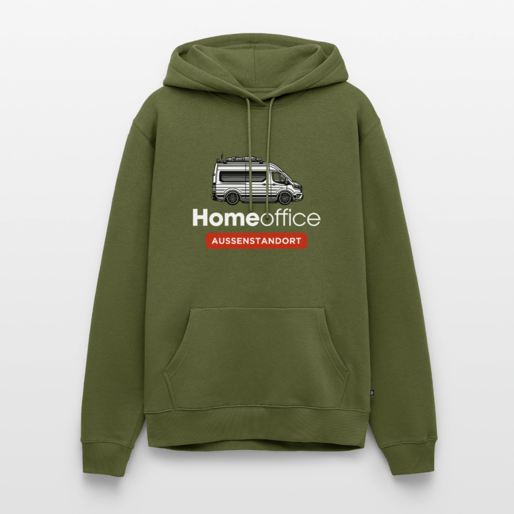 Vanlife Homeoffice - Herren Camping Hoodie - Khaki